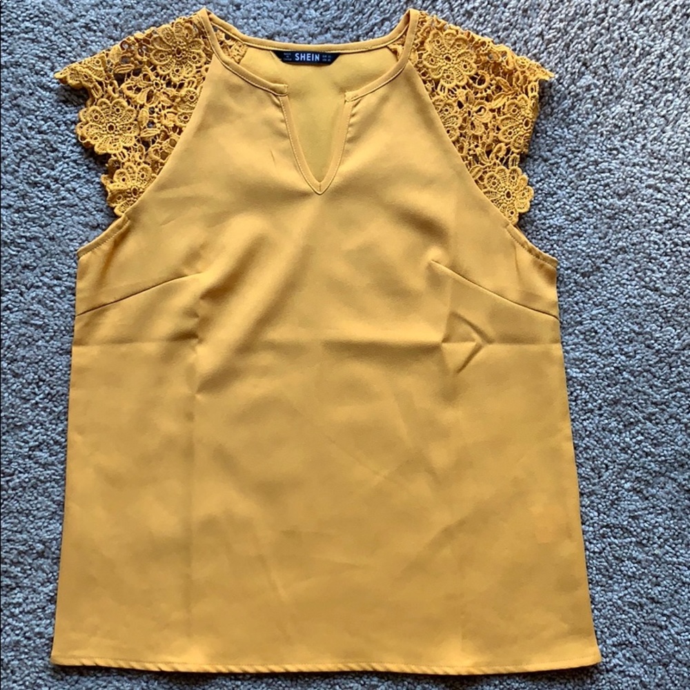 Lace Sleeve Blouse